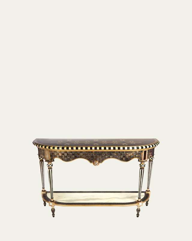 Golden Hour Cocktail Console